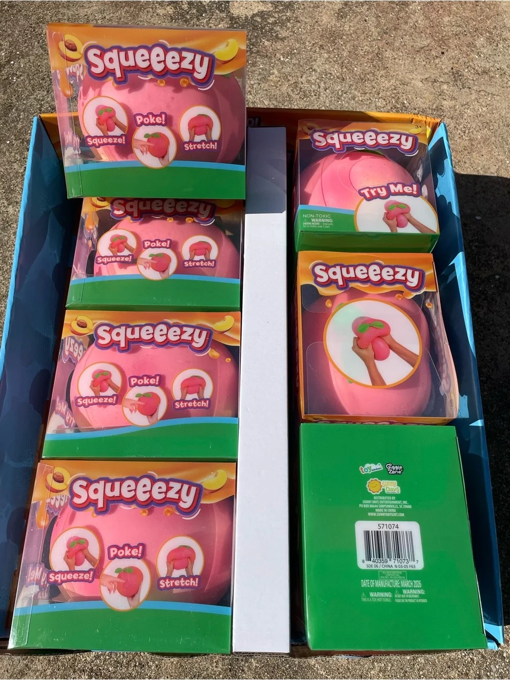 Viral Squeezy Toy Squishy Smushmart Sunny Days Peach NEW!